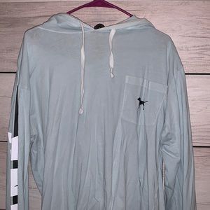 victoria secret PINK hooded tee shirt